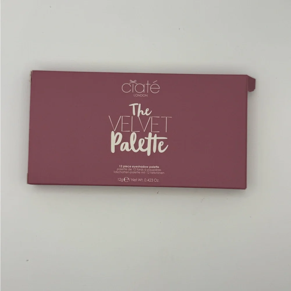 Ciate London The Velvet Eyeshadow Palette, 12 pan compact with mirror